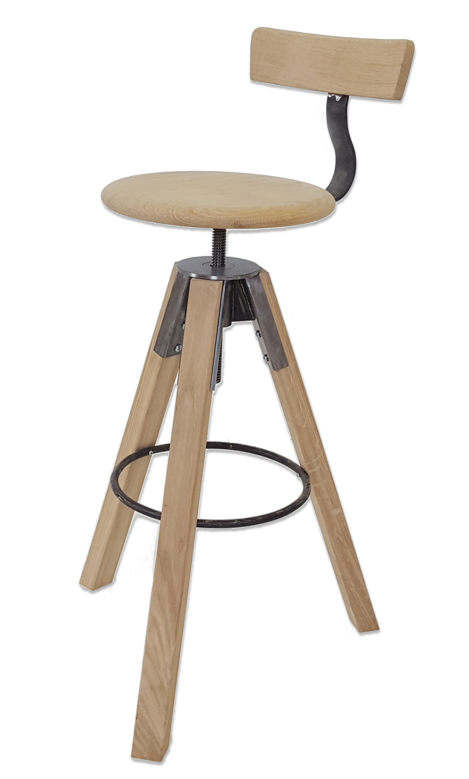 Tabouret en bois réglable hauteur: Tabouret bois à vis enfant