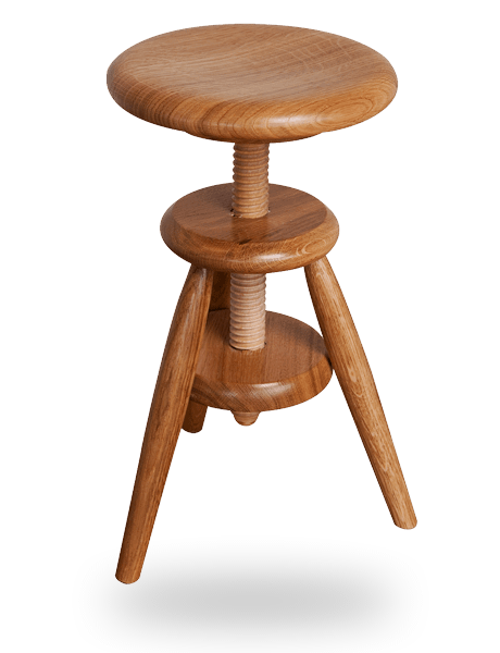 Tabouret à vis